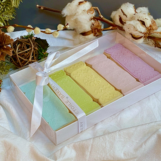 Box of christmas cracker cookies available for postal delivery across the uk