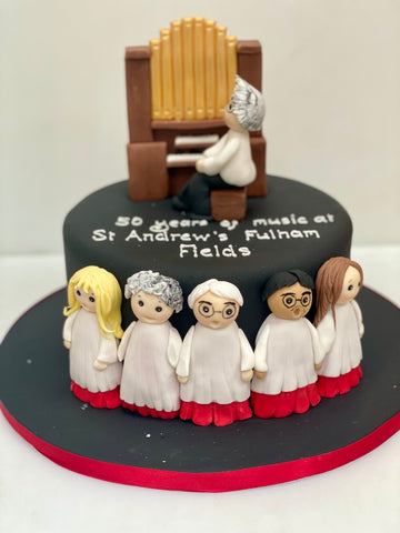 Decorative Choir and Church Organ Cake