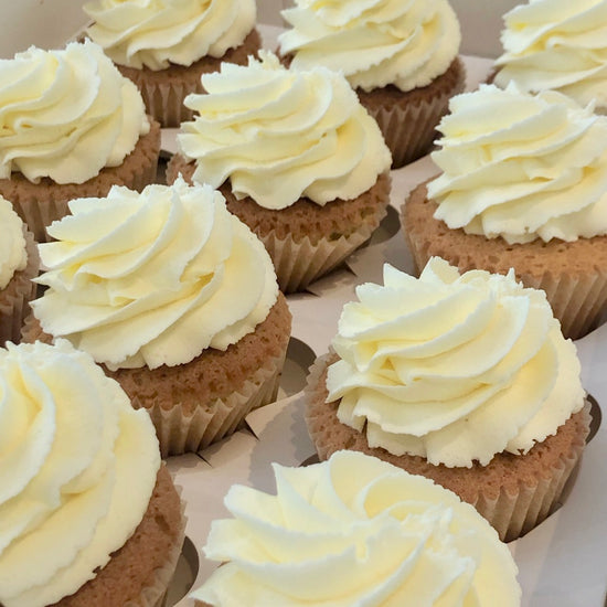 Cupcakes with a buttercream swirl available to order in london