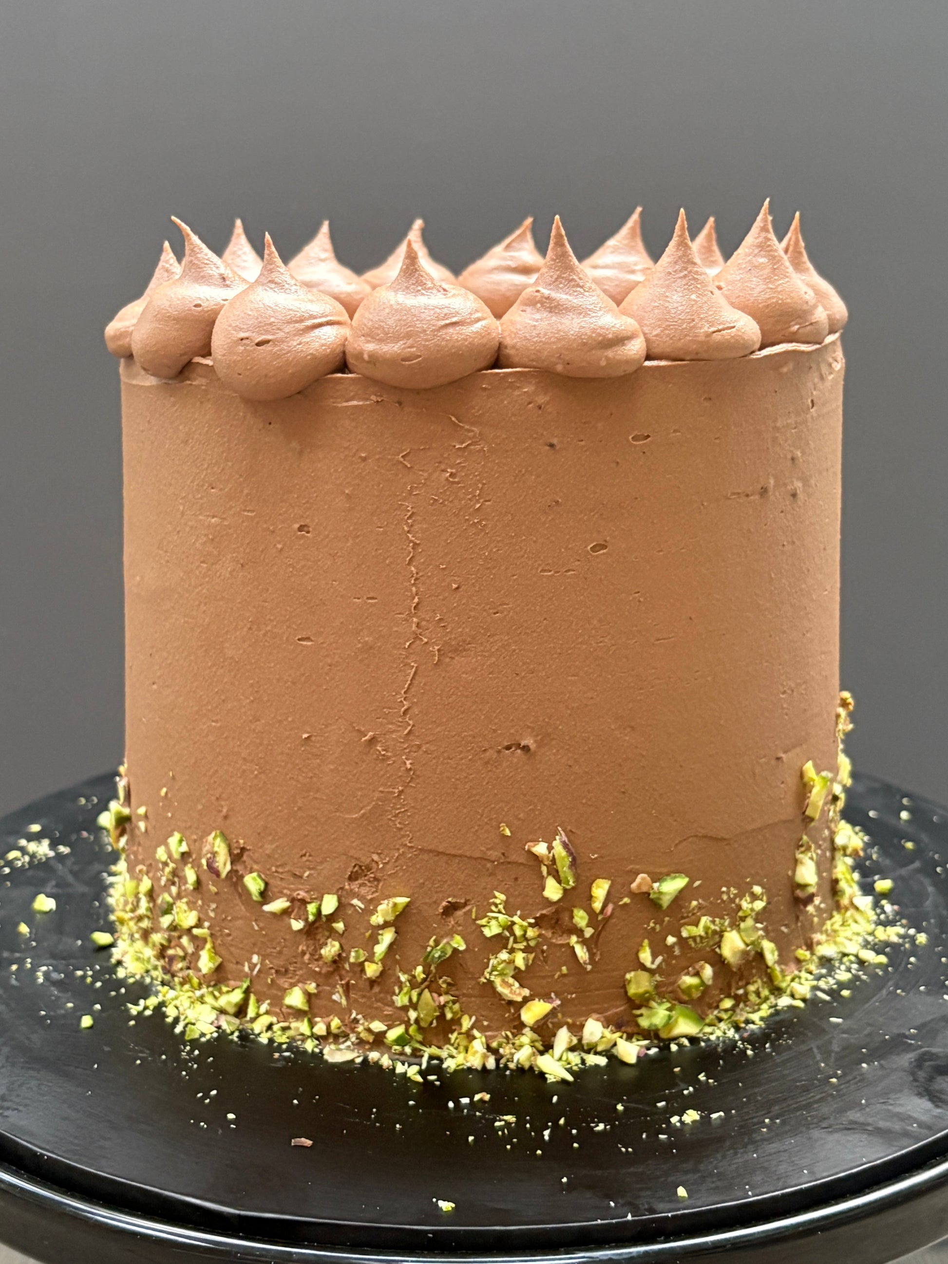 Dubai inspired Chocolate and Pistachio Cake delivered in london