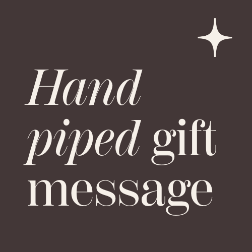 Hand piped message