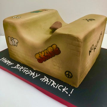Skate Park Ramp Birthday Cake