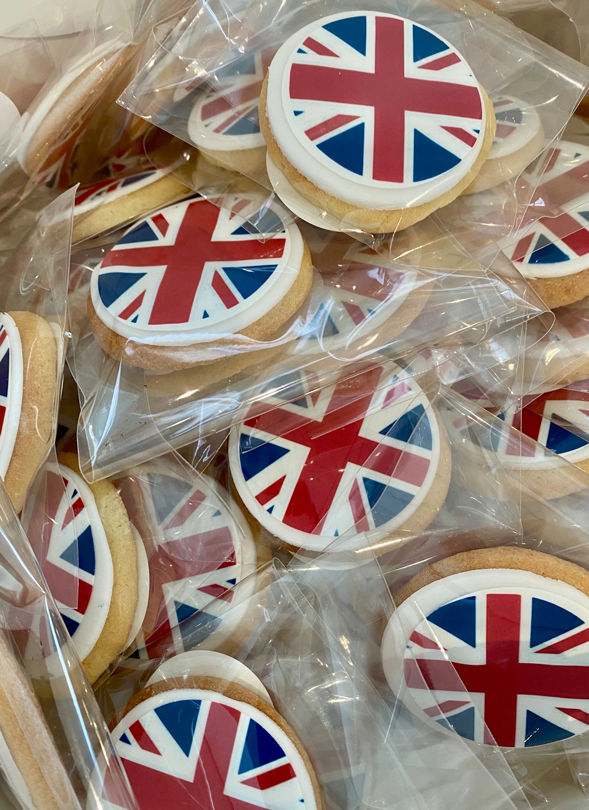 Corporate logo branded cookies